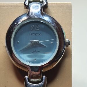 Armitron Now Silver/Blue Stainless Steel Women's Watch